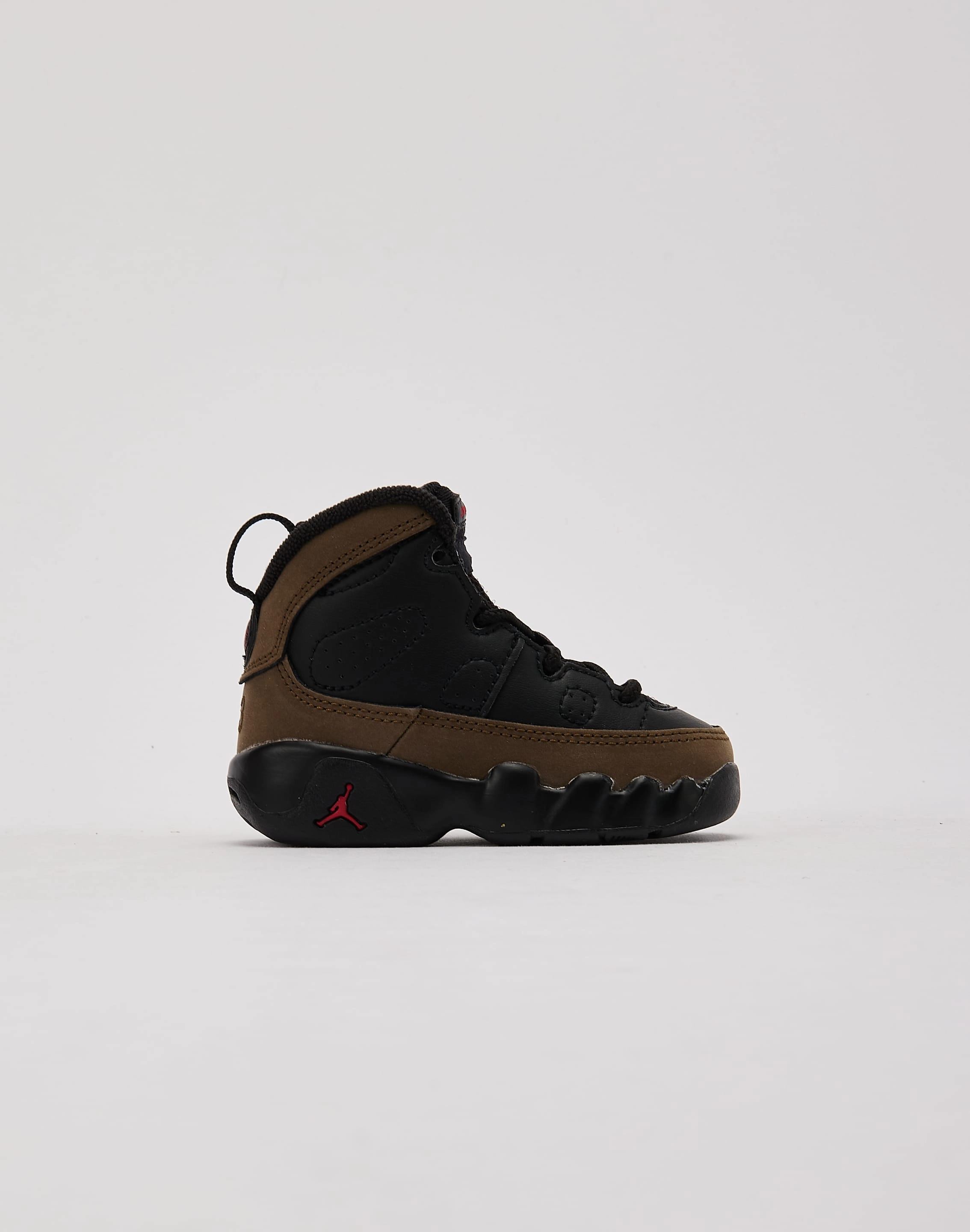 Jordan Air Jordan 9 Retro 'Olive' Toddler Hybrid Cushion System Breathable Perforation Zones