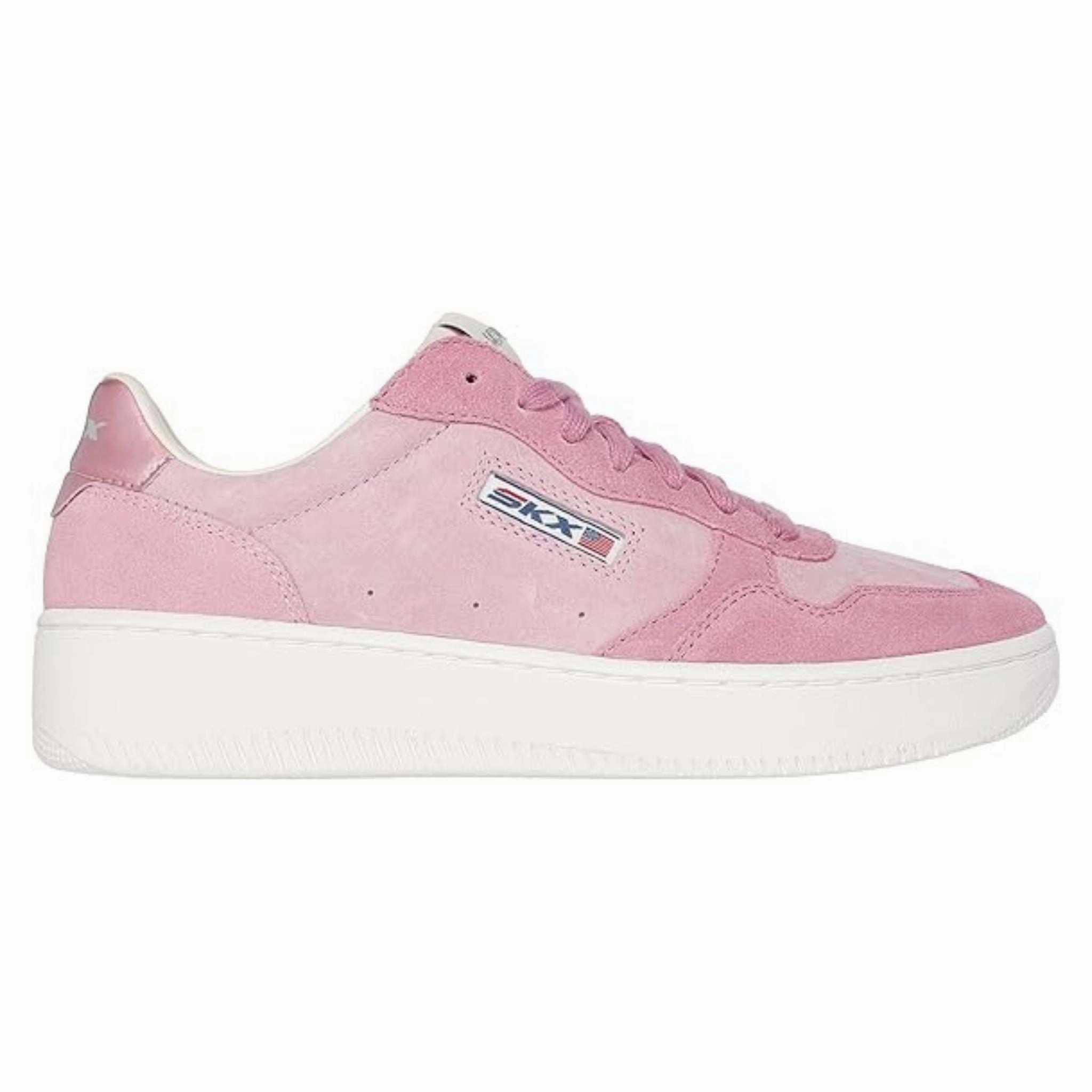 Weight Balance Step Focus Skechers Women's 185311 Sport Court 2.0 Smooth Sparkle Pink Casual  Shoes