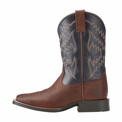 Slip Resistant Outdoor Explorer Ariat Boys' Tycoon Western Boot Square Toe - 10021591