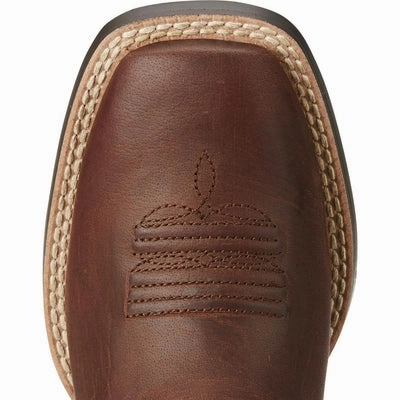 Ariat Boys' Tycoon Western Boot Square Toe - 10021591 Rural Terrain Neutral Pair