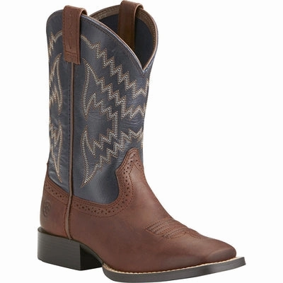 Ariat Boys' Tycoon Western Boot Square Toe - 10021591 Farm Ready Hope Step