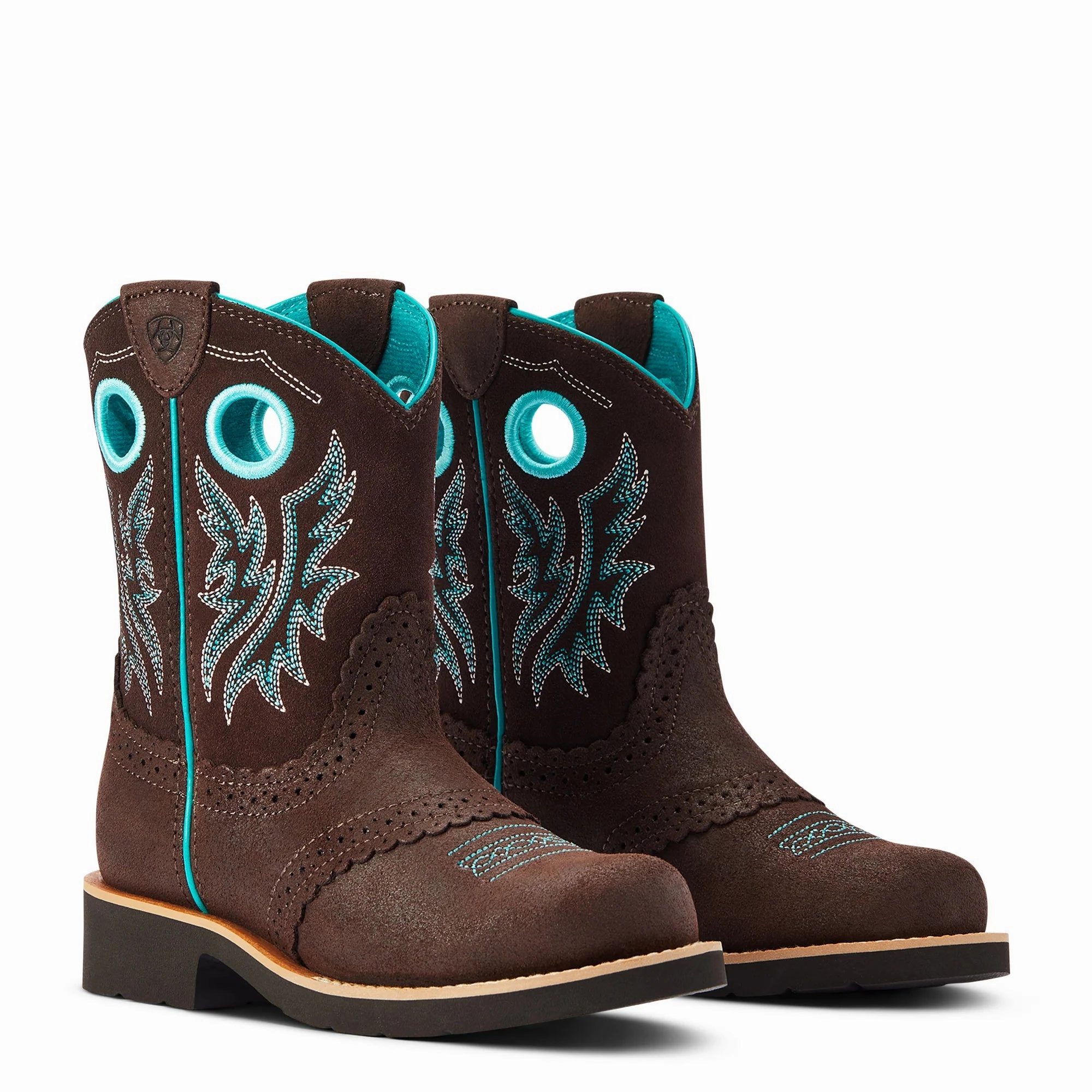 Travel purpose Ariat? Girl's Fatbaby? Cowgirl Royal Chocolate & Fudge Boots 10042537