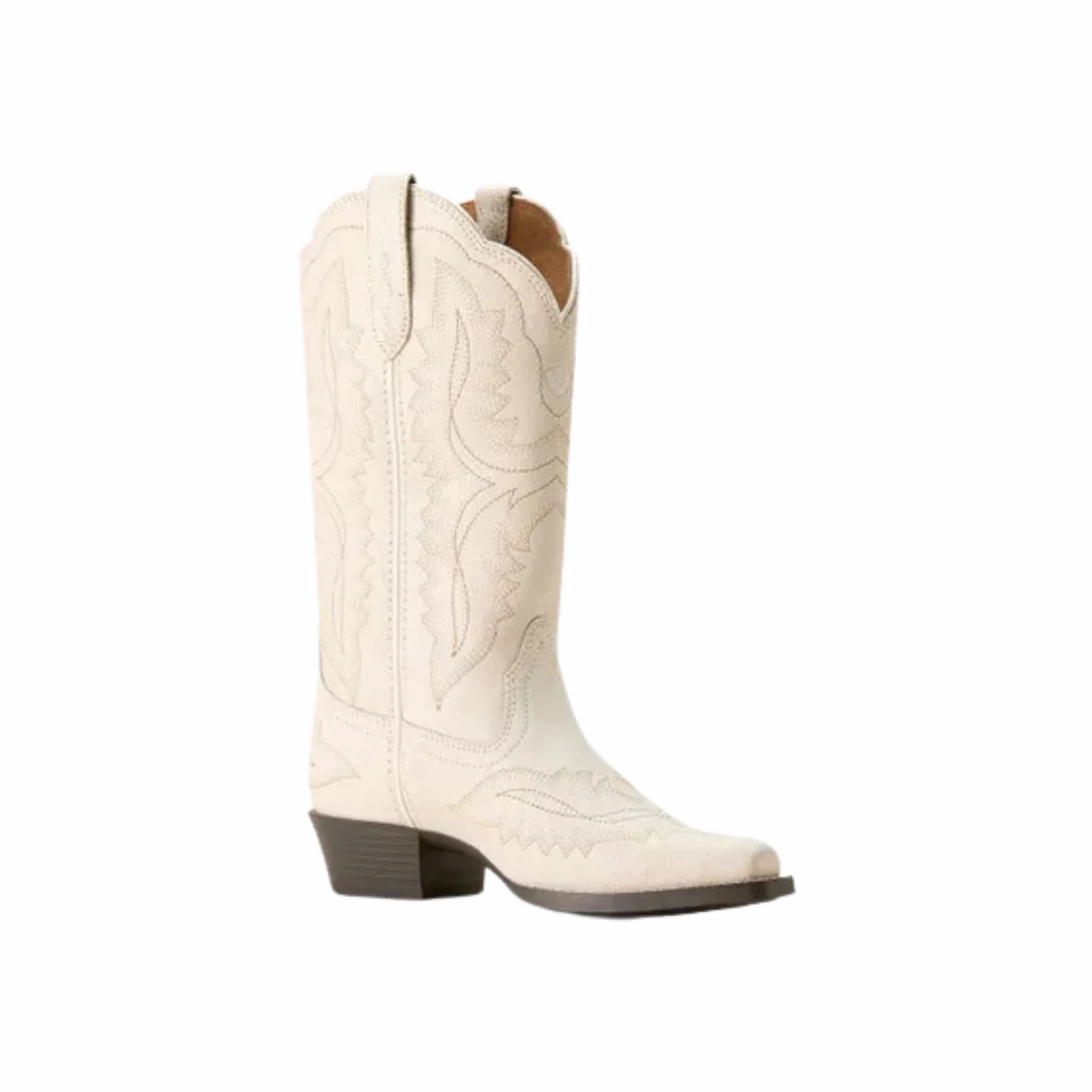Lightweight Fit Ariat Youth Cassanova Western Boots - Distressed Ivory 10053781