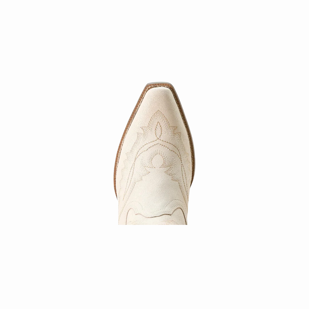 Ariat Youth Cassanova Western Boots - Distressed Ivory 10053781 light texture Grippy Outsole Mountain Climber