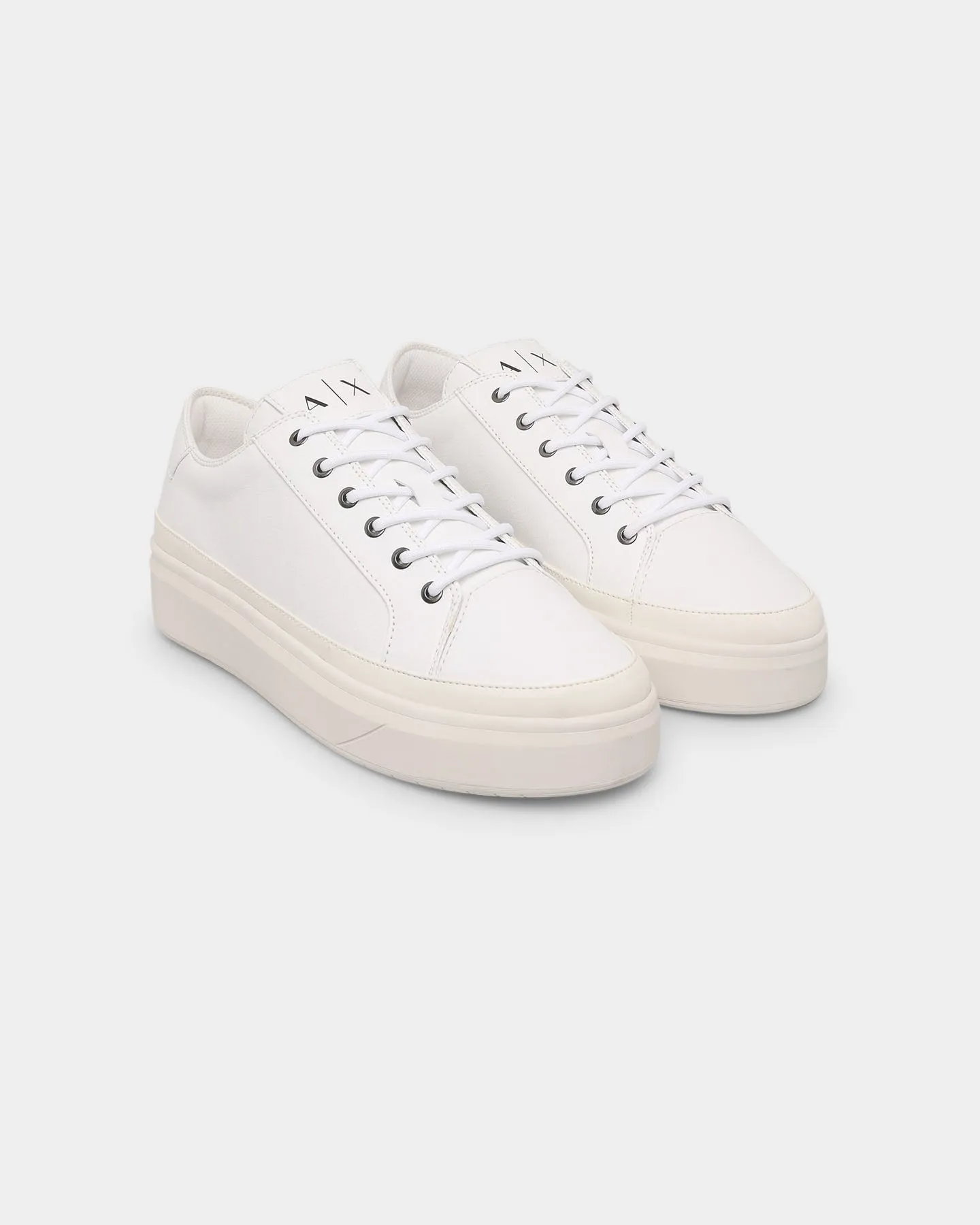 Armani Exchange Milano Shoes White machine-made