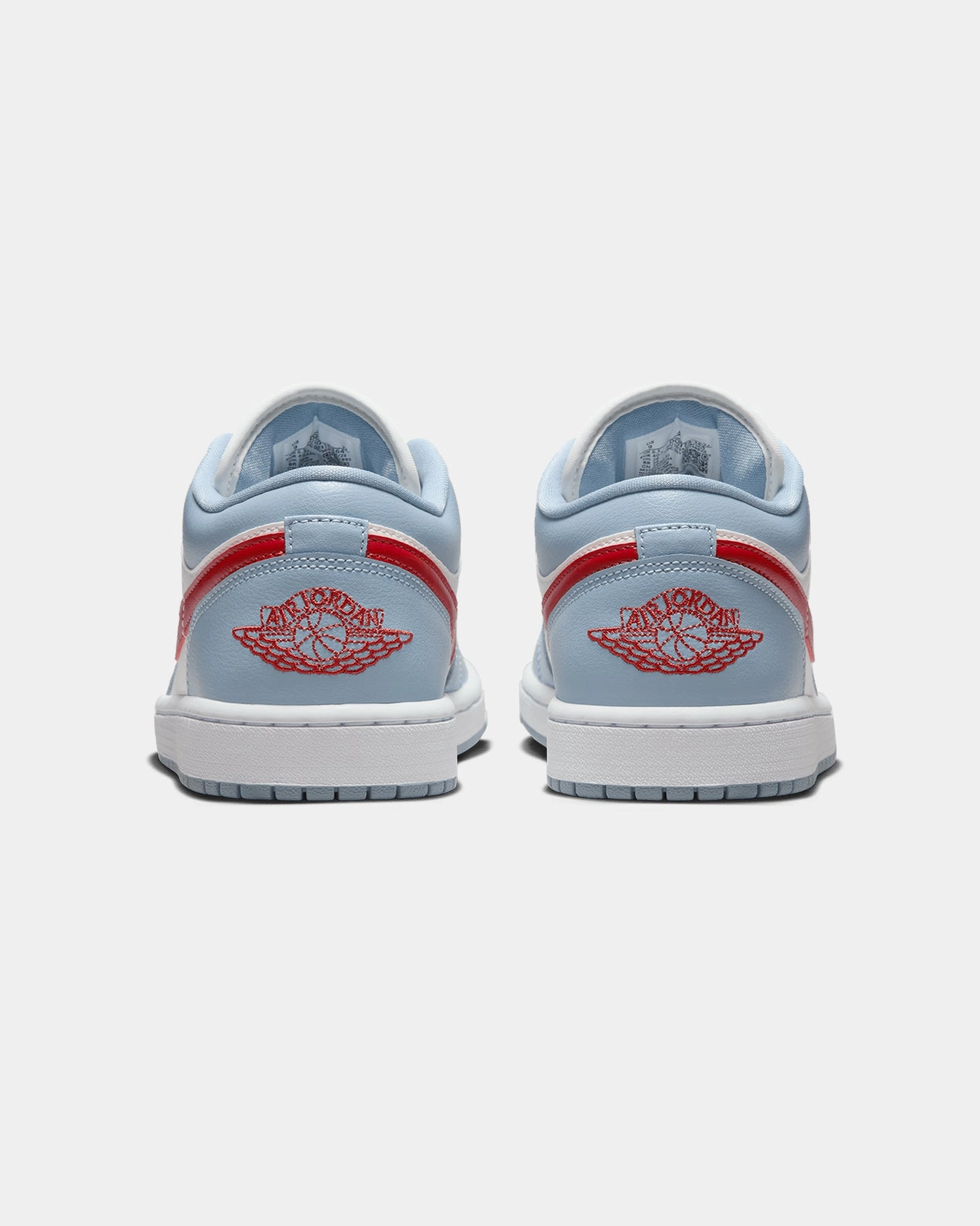 Layered silhouette Jordan Women's Air Jordan 1 Low Sail/Dune Red