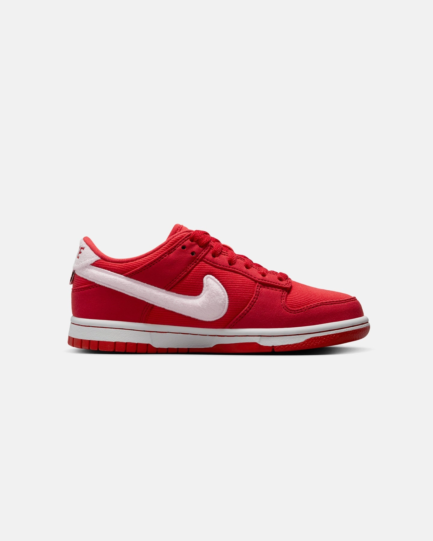 Nike Kids' Dunk Low "Valentine's Day" (GS) Fire Red Durable tread