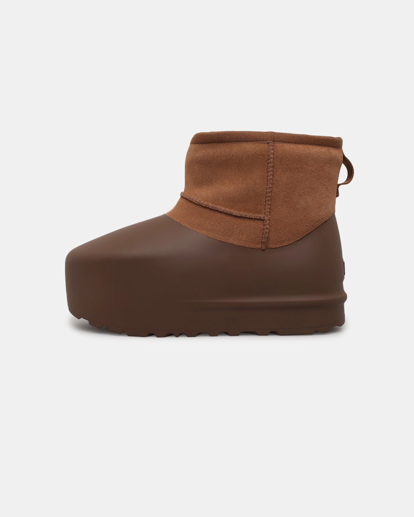 Ugg Boots Classic Mini Pumped Molded Chestnut least casual