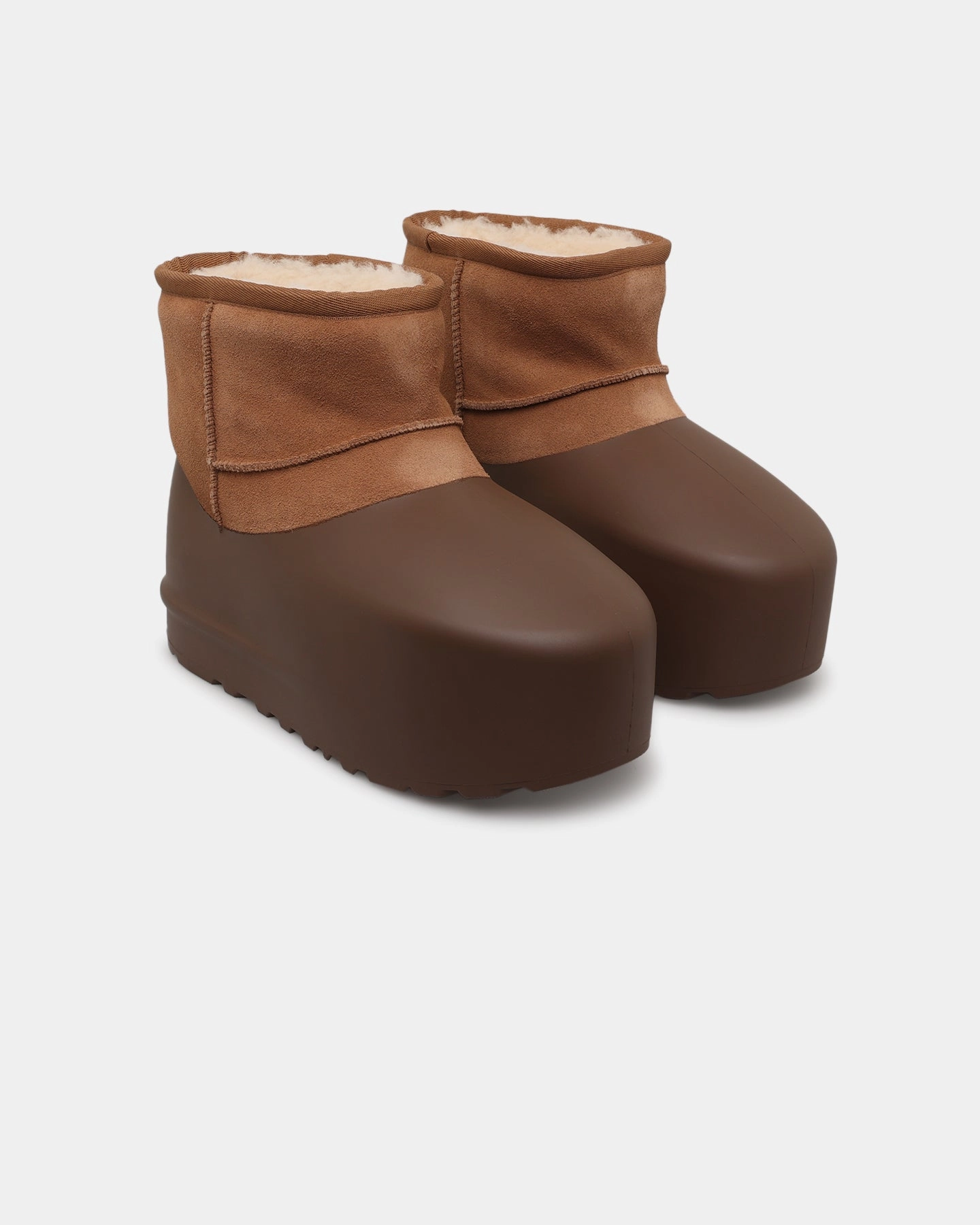 Ugg Boots Classic Mini Pumped Molded Chestnut upper - type main