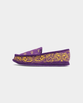 Goat Crew Bandana Slipper Purple/Yellow anti - static Ultra Light Construction