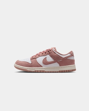 Nike Women's Dunk Low "Suede Pack" White/Pink Impact-absorbing