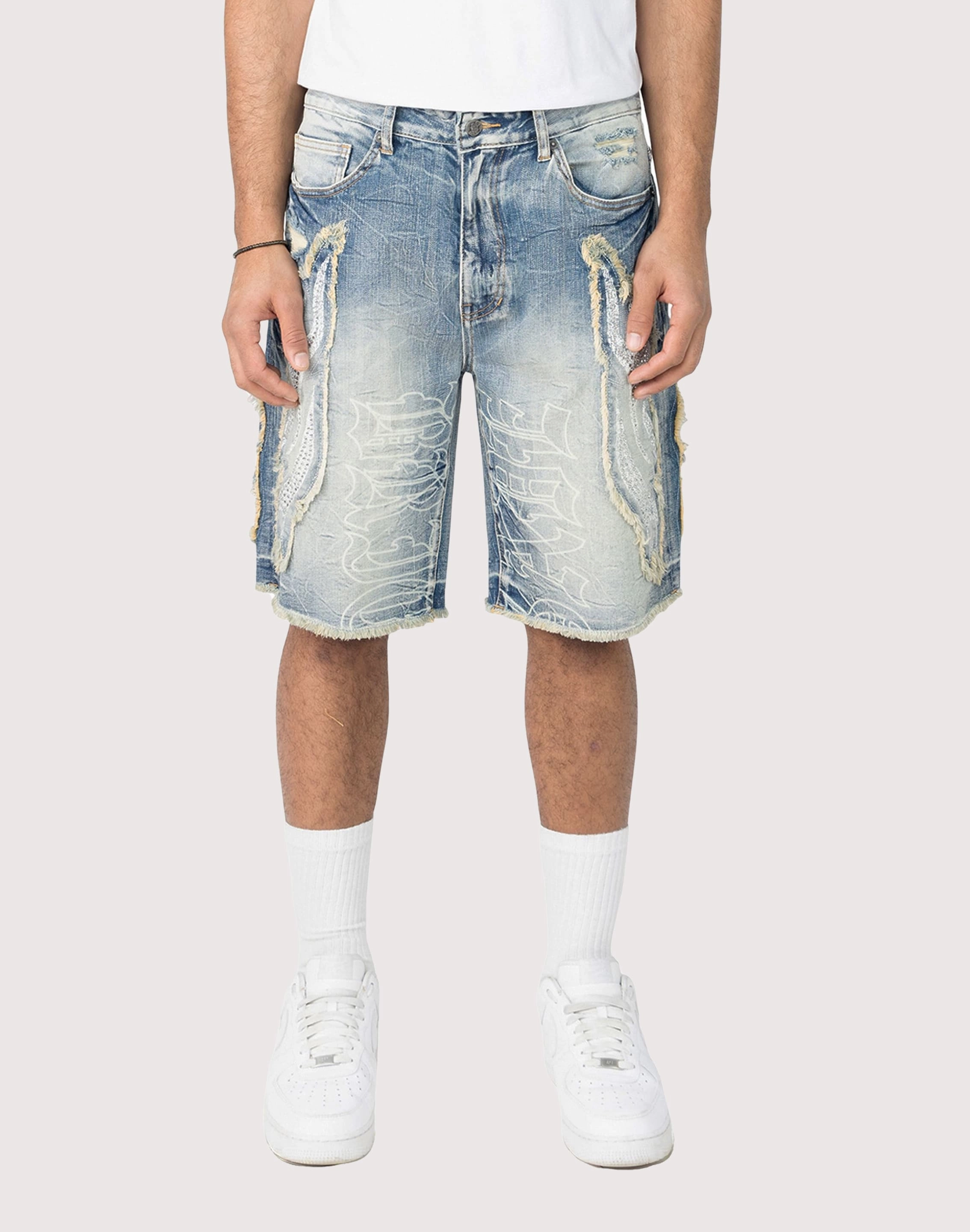 Responsive cushioning Grindhouse Fray Flame Shorts