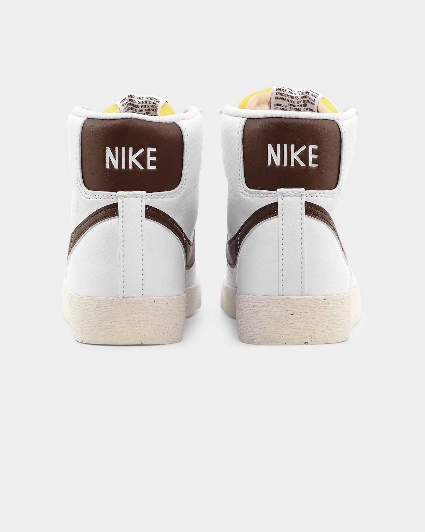 Seamless Knit Structure Anti Static Midsole Nike Women's Blazer Mid '77 Next Nature White/Cocao Wow