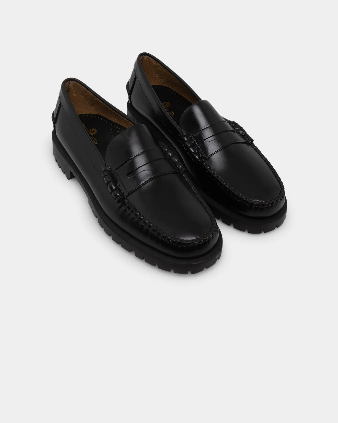 Rubberized Traction Sebago Dan Lug Black