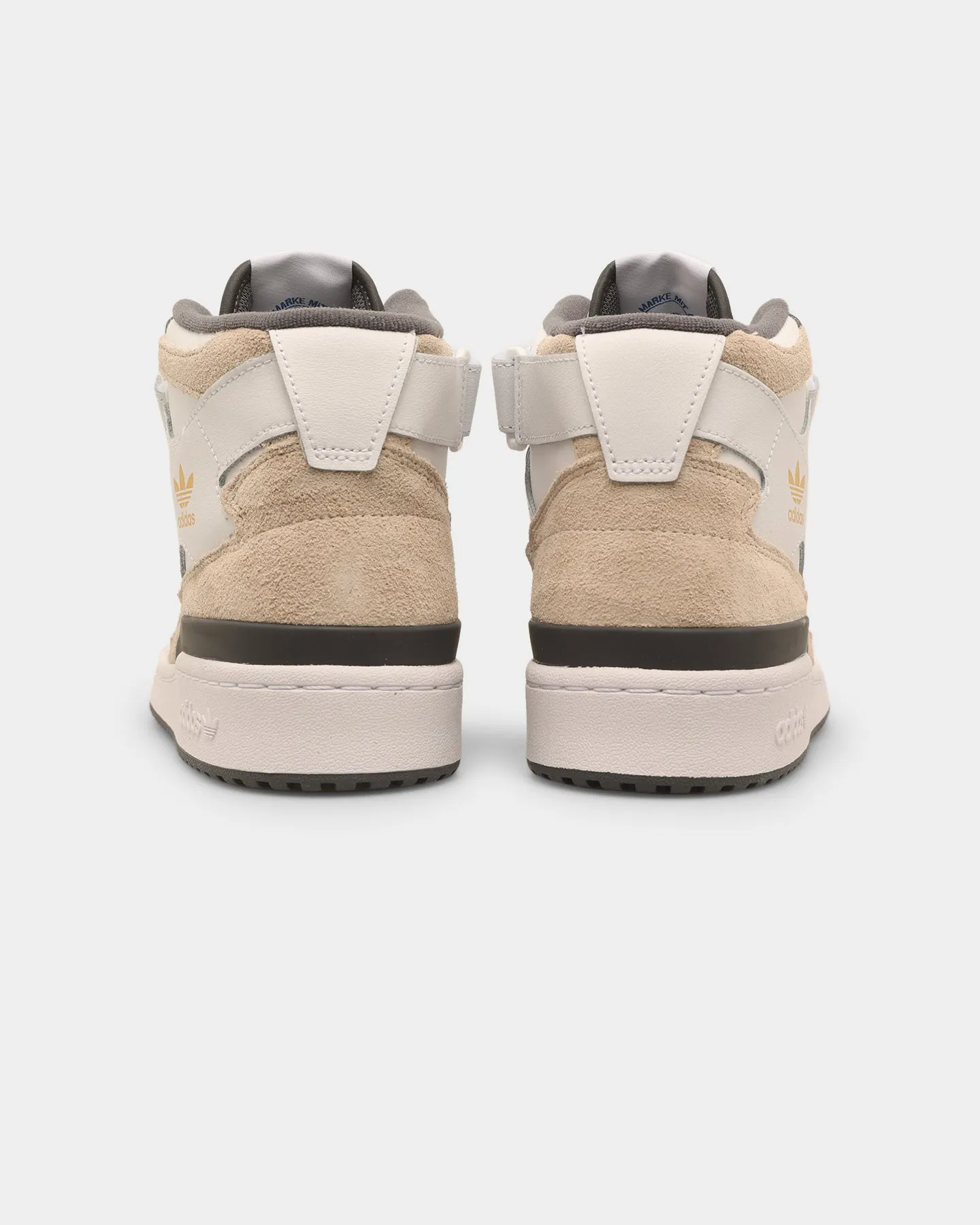 Memory Foam Padding group trip Adidas Forum Mid Ftwr White/Grey