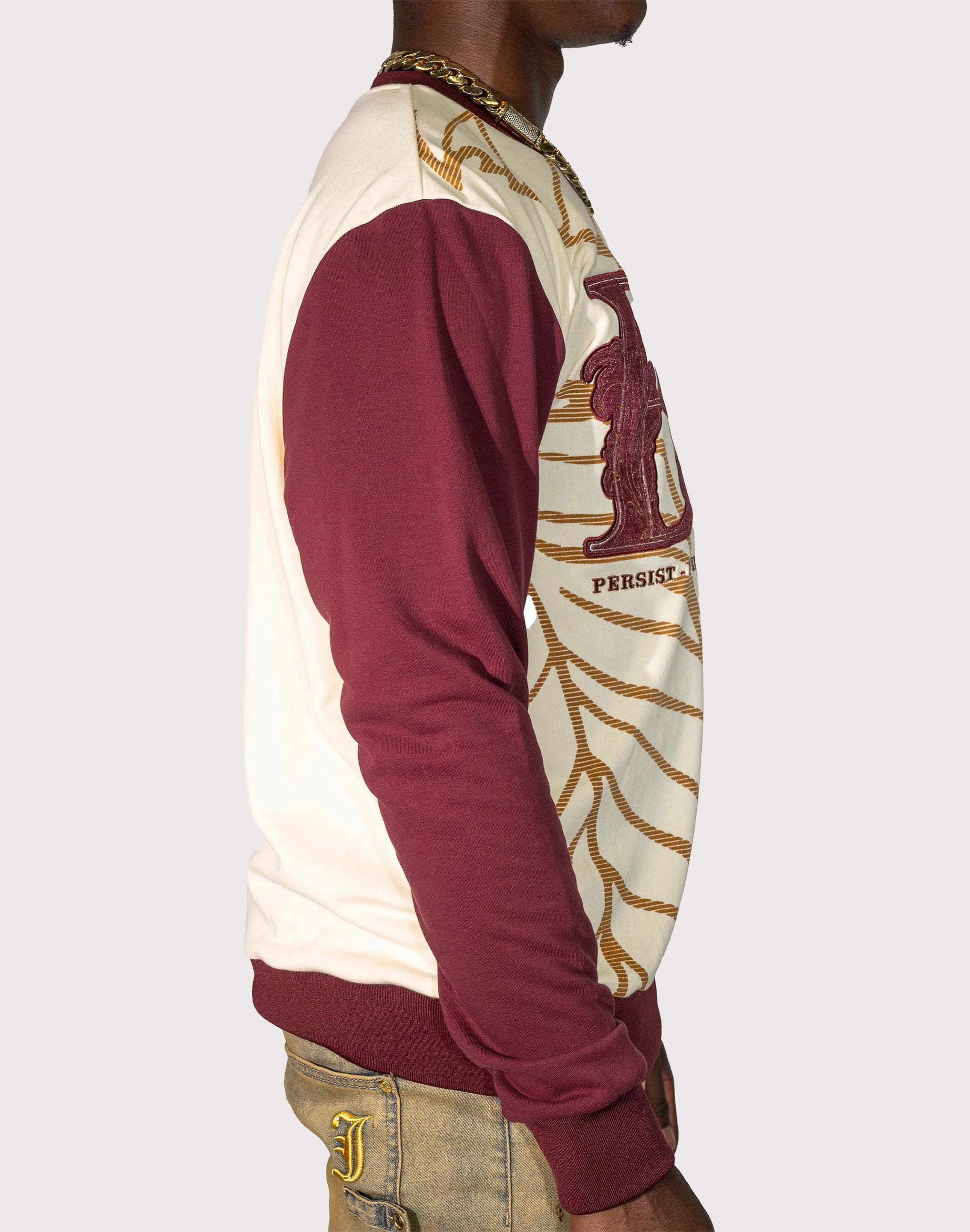 Custom Blac Leaf P.O.T. Fleece Crewneck