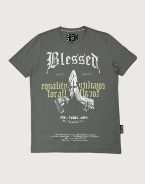 least summer Blessed UK Blessed Equality Acid Grey Tee