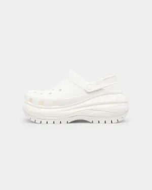 Crocs Mega Crush Clog White Orthopedic Footbed All-day Performance