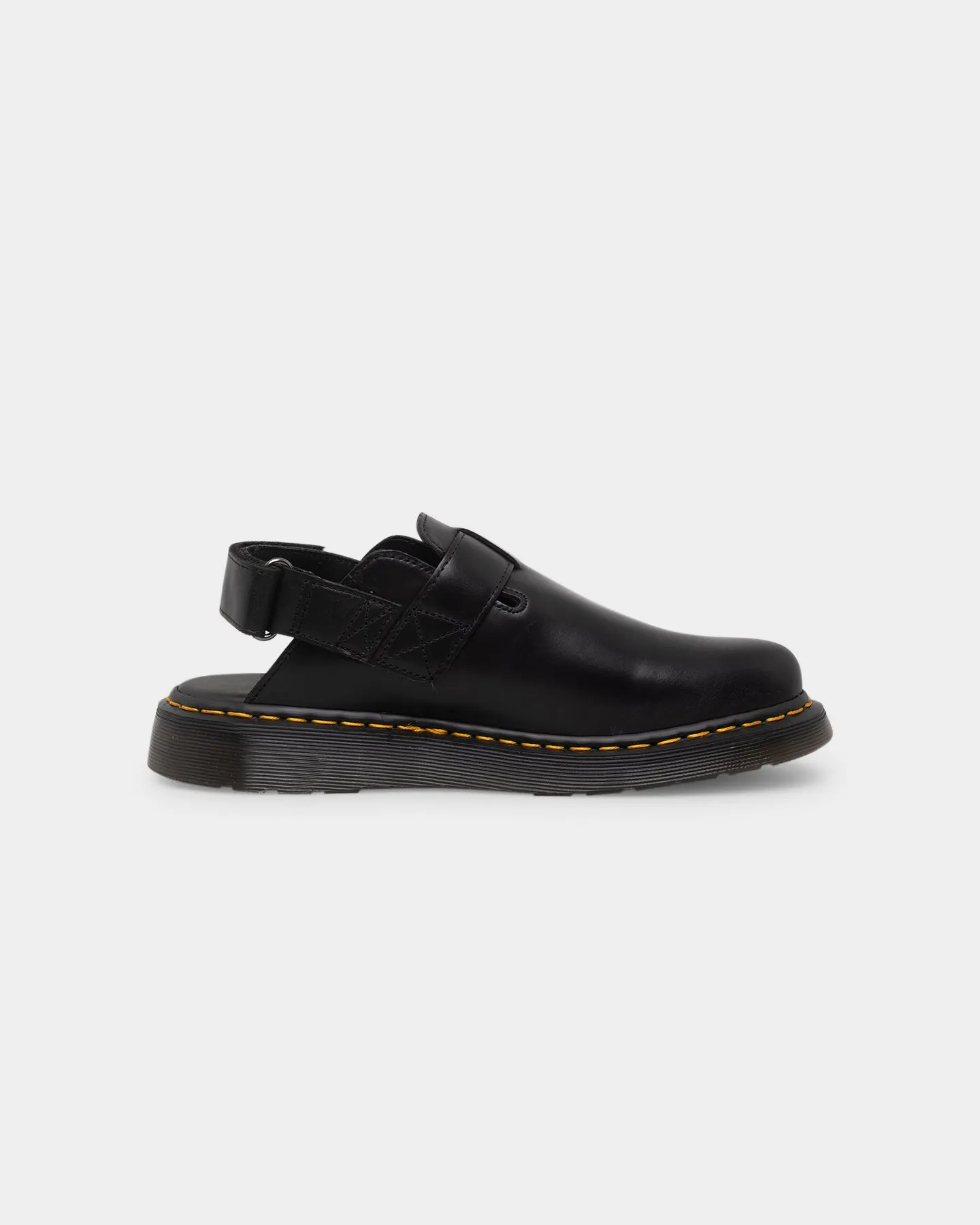 Rough Dr. Martens Jorge II Sling Back Sandal Black
