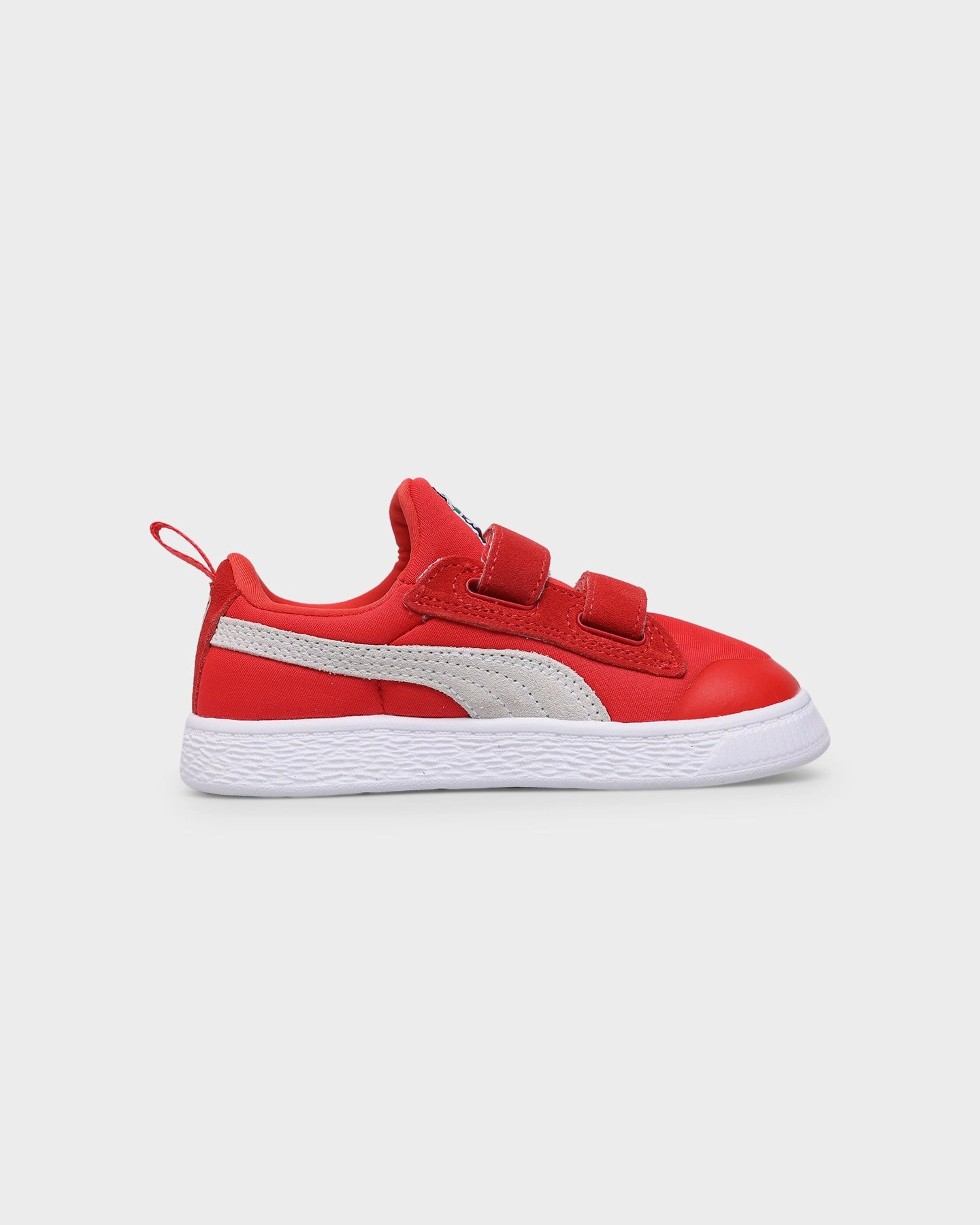 Flat Lace Puma Infant Suede Light Flex High Risk Red/Puma White