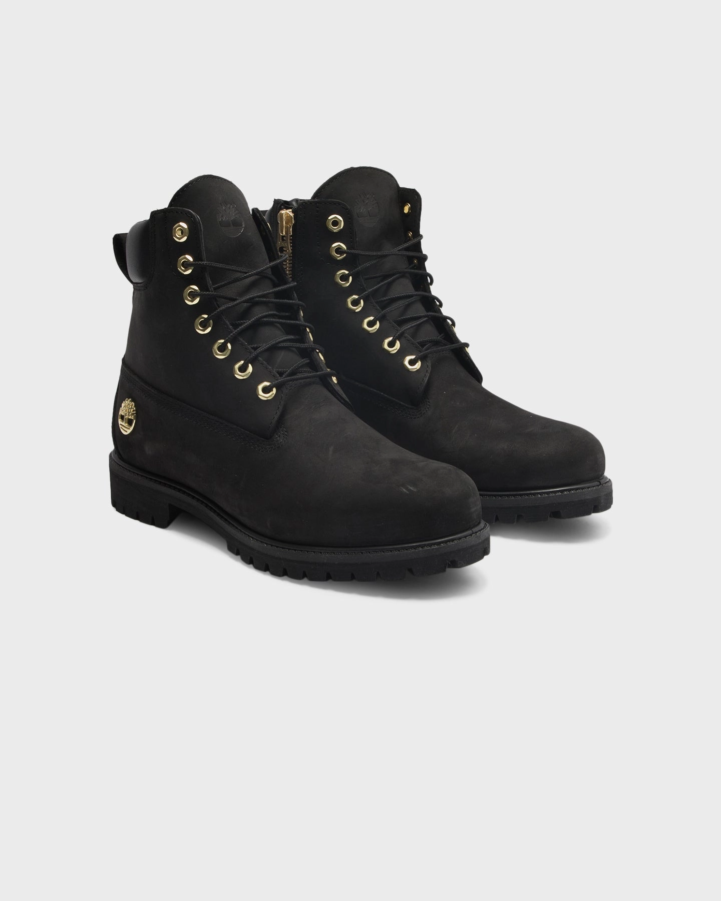 Grounded Traction Pattern Statement flair Timberland Men's Culture Kings x Timberland 6inch PRM Boot Black/Gold