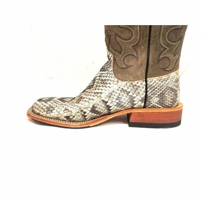 Men??s Anderson Bean Square Toe Rattlesnake Boots 320030 Aerobic