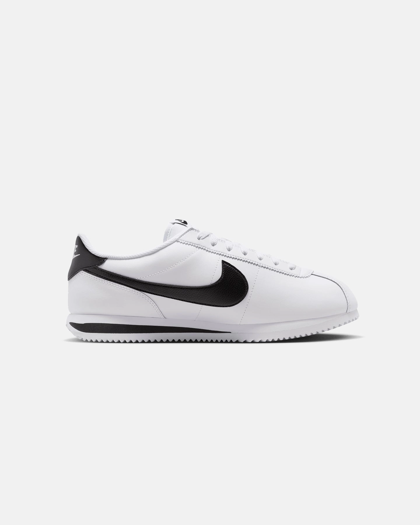 Nike Cortez White/Black Flexible Shank Toe room