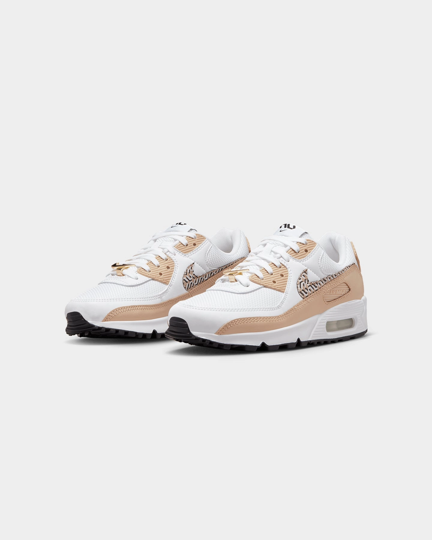Nike Women's Air Max 90 "United In Victory" White/Hemp-Summit White Oxfords bodybuilders' stability