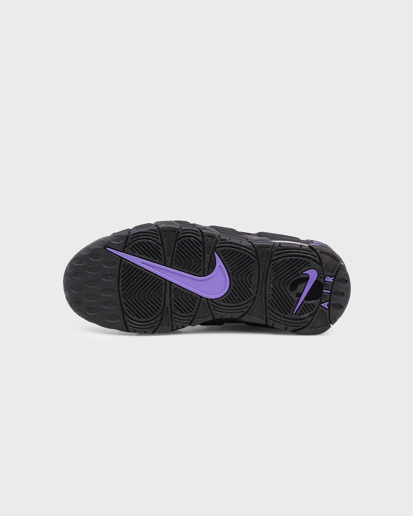 Nike Kid's Air More Uptempo (GS) Black/Action Grape Clean Line