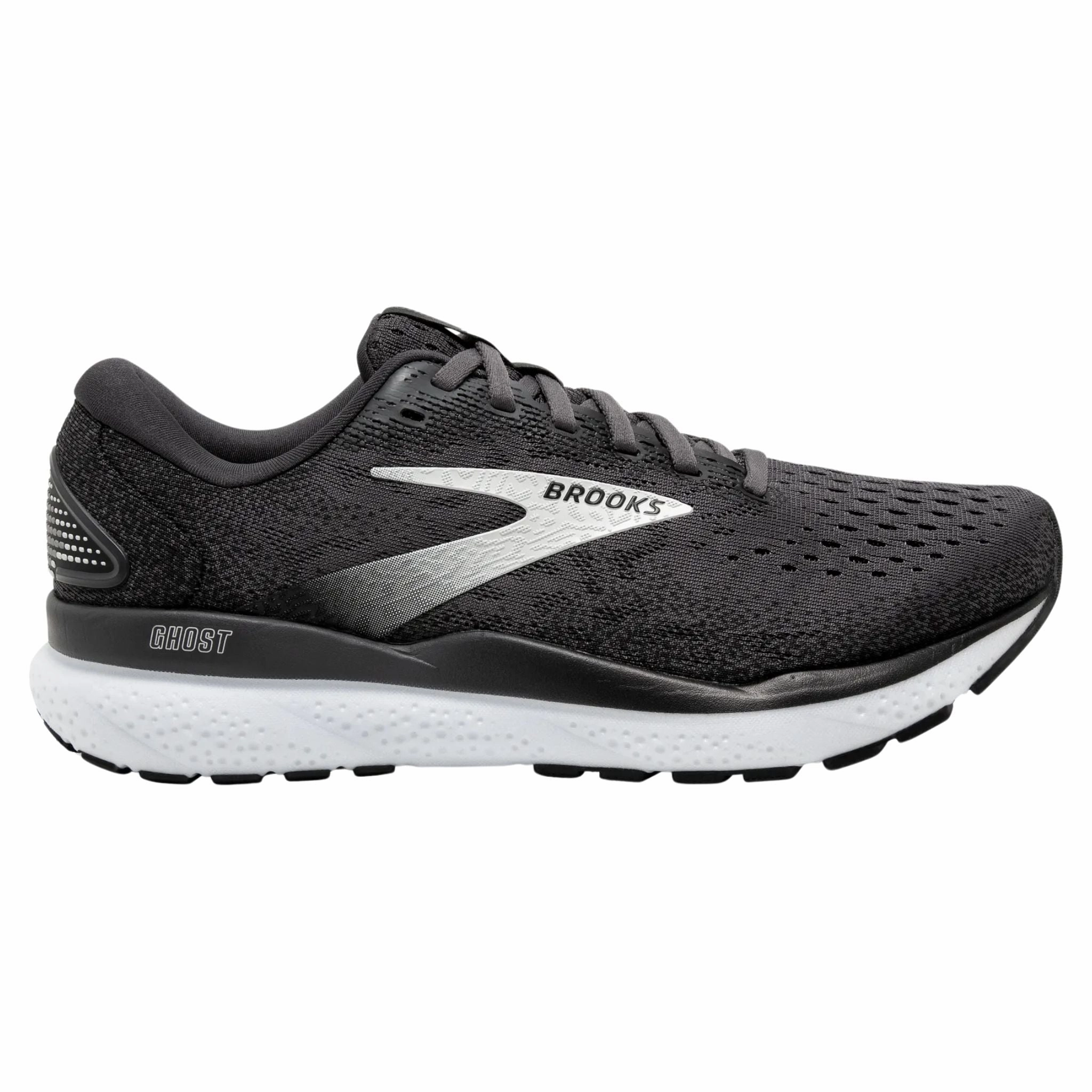 Ultra-soft breathability Urban Trend Brooks Men's 110418 090 Ghost 16 Black Grey White Cushion Support Running Shoes