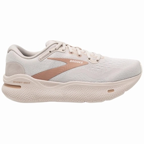 Dynamic Suspension High Rebound Insoles Brooks Women's 120395 135 Ghost Max Crystal Gray White Tuscany Cushion Neutral Running Shoes