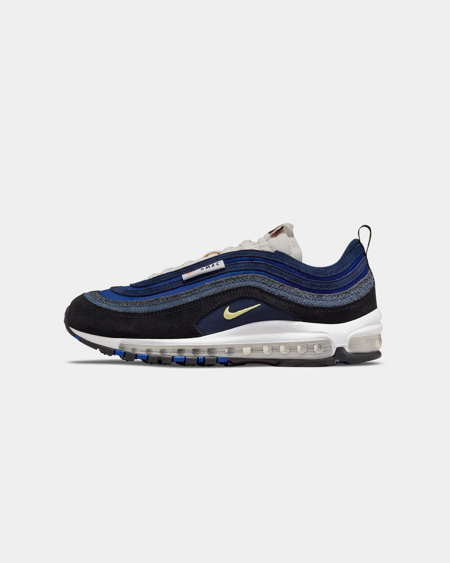 Nike Air Max 97 SE Black/Light Zitron Seamless Interior Construction Ventilation Perforations