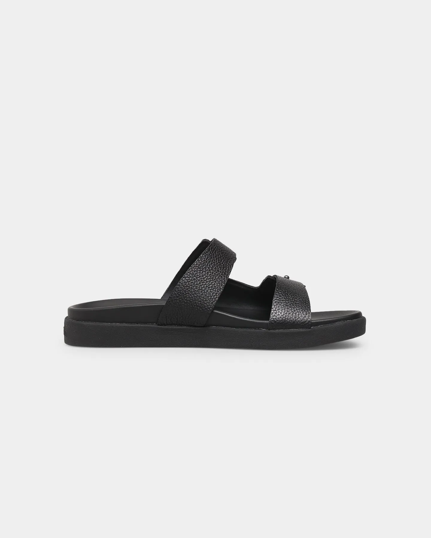 interesting adventurers Calvin Klein Leather Sandals CK Black