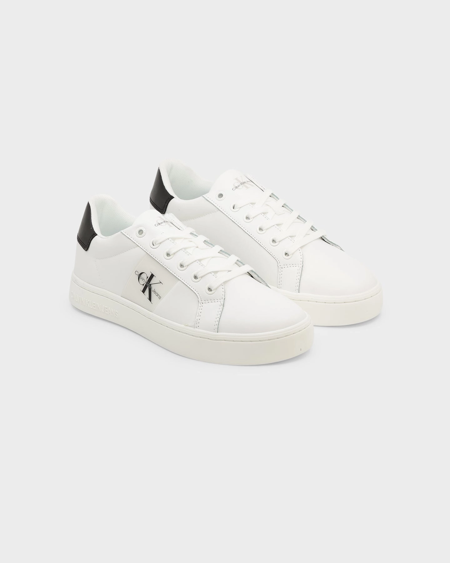 Music Festival Calvin Klein Women's Solona Cupsole White/Black