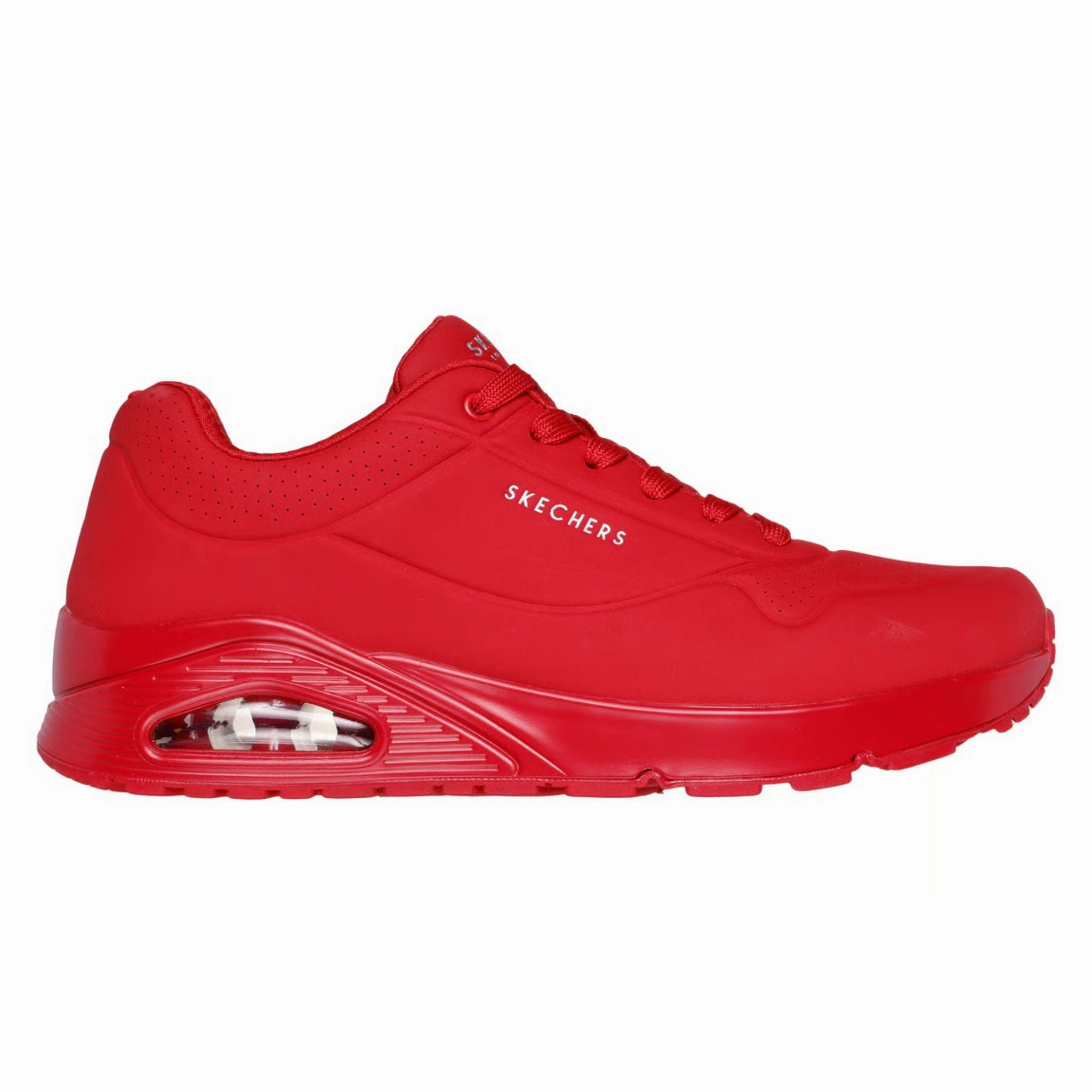 Skechers Men's 52458 UNO Stand On Air Red Casual Shoes Impact Dispersing Design