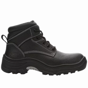 comfortable top Adaptive Style Skechers Women's 77241 Burgin Krabok Black Steel Toe Work Boots
