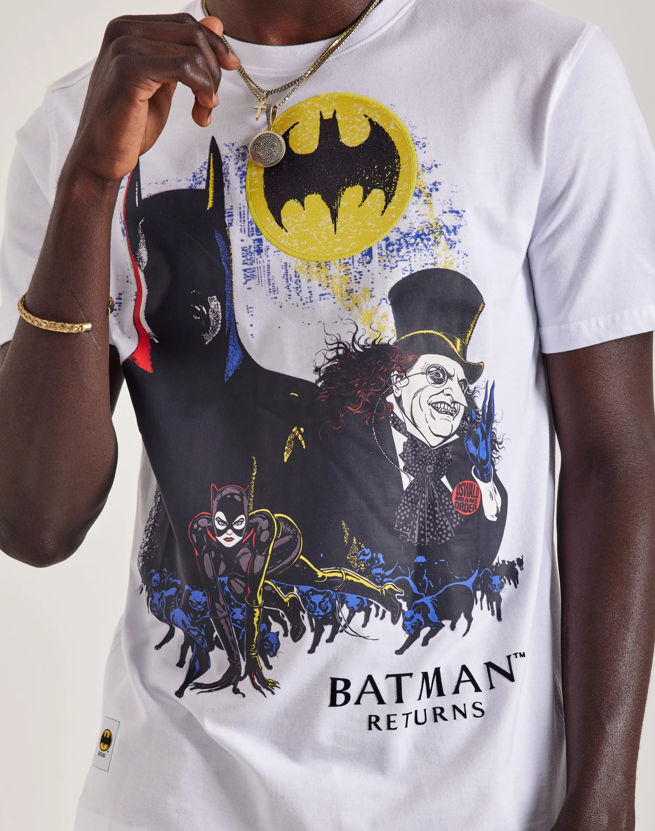 Anti Microbial Treatment Ventilation System Central Mills Batman Returns Tee