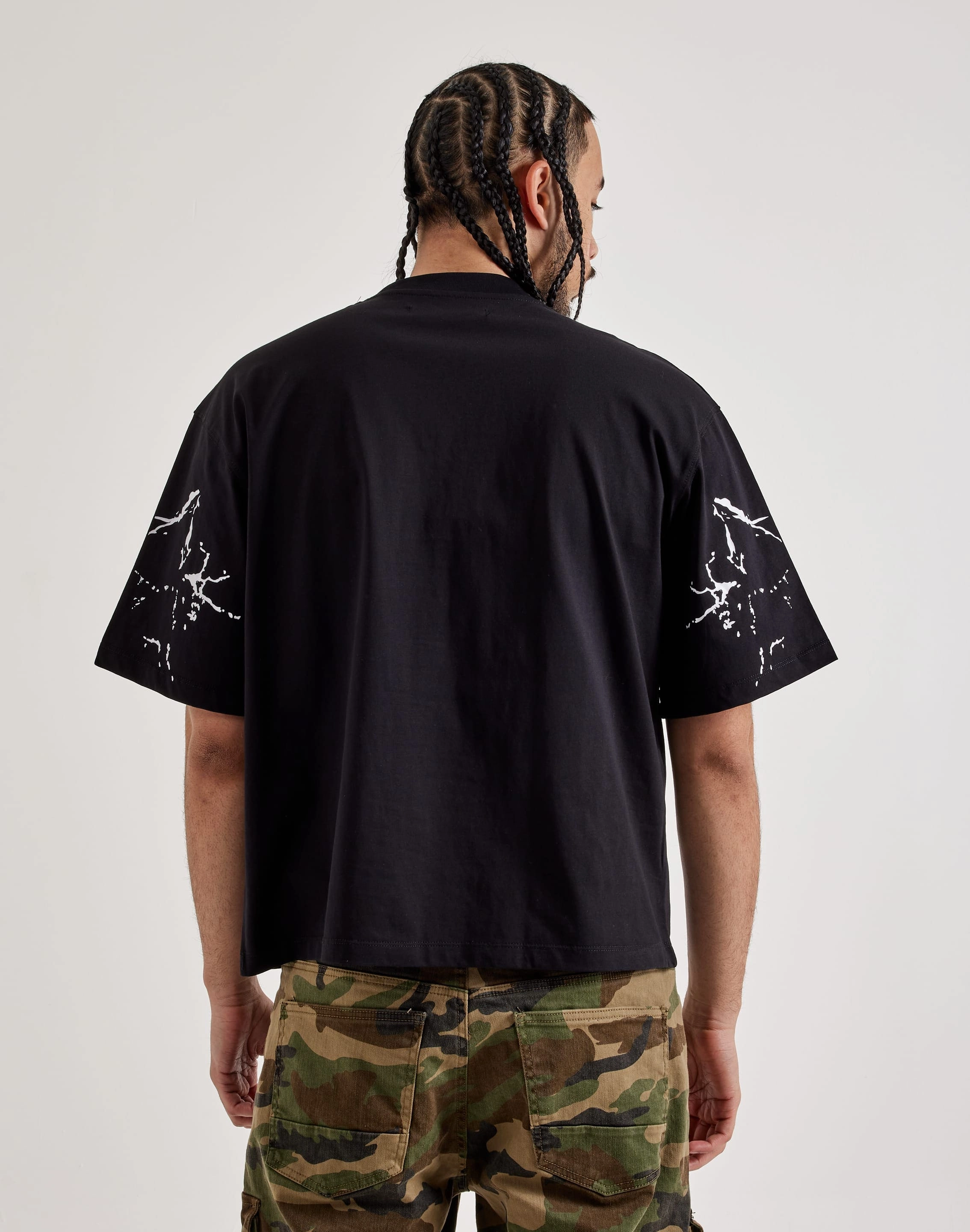 Central Mills Poison Cropped Tee Anatomical Contour Seamless Design