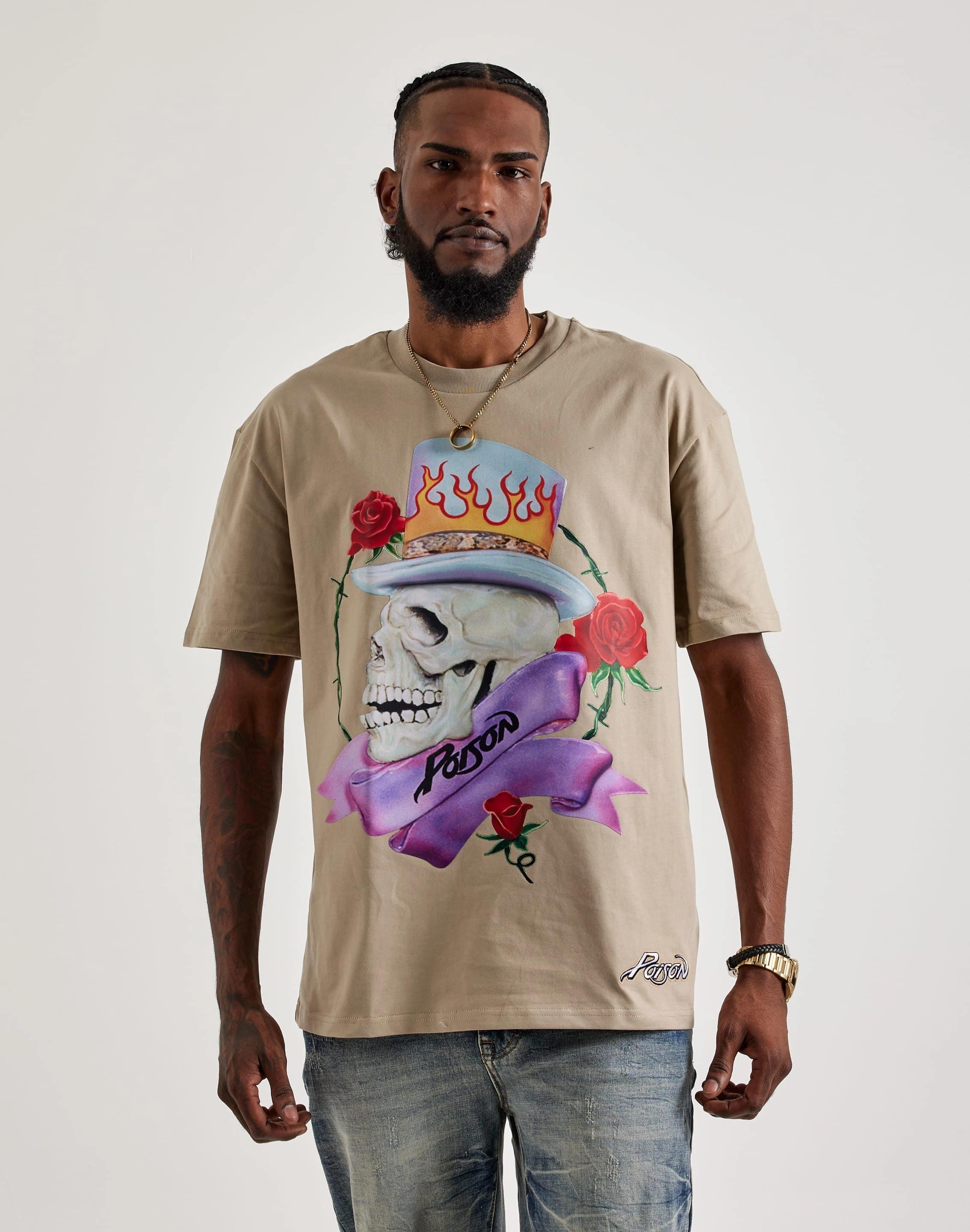 Central Mills Poison Love On The Rocks Tee Casual