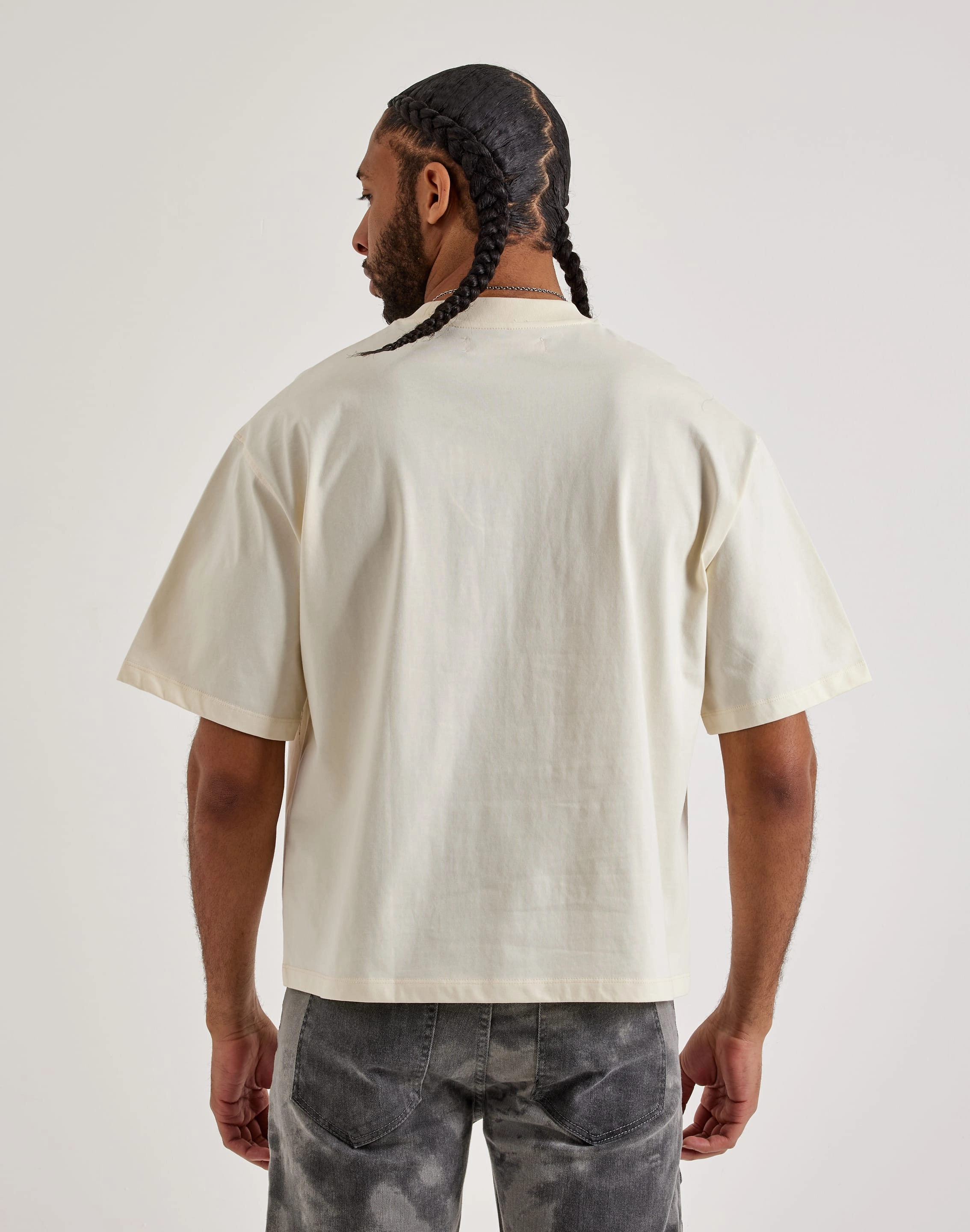 handmade - quality - level Central Mills Rolling Stones Cropped Tee