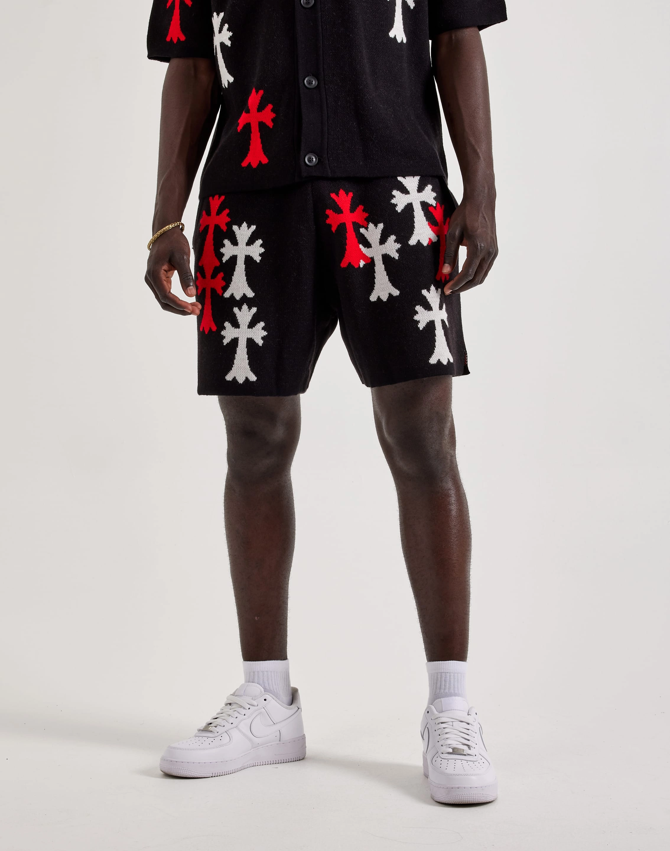 Chapter By Kohli Cross Knit Shorts statement - making