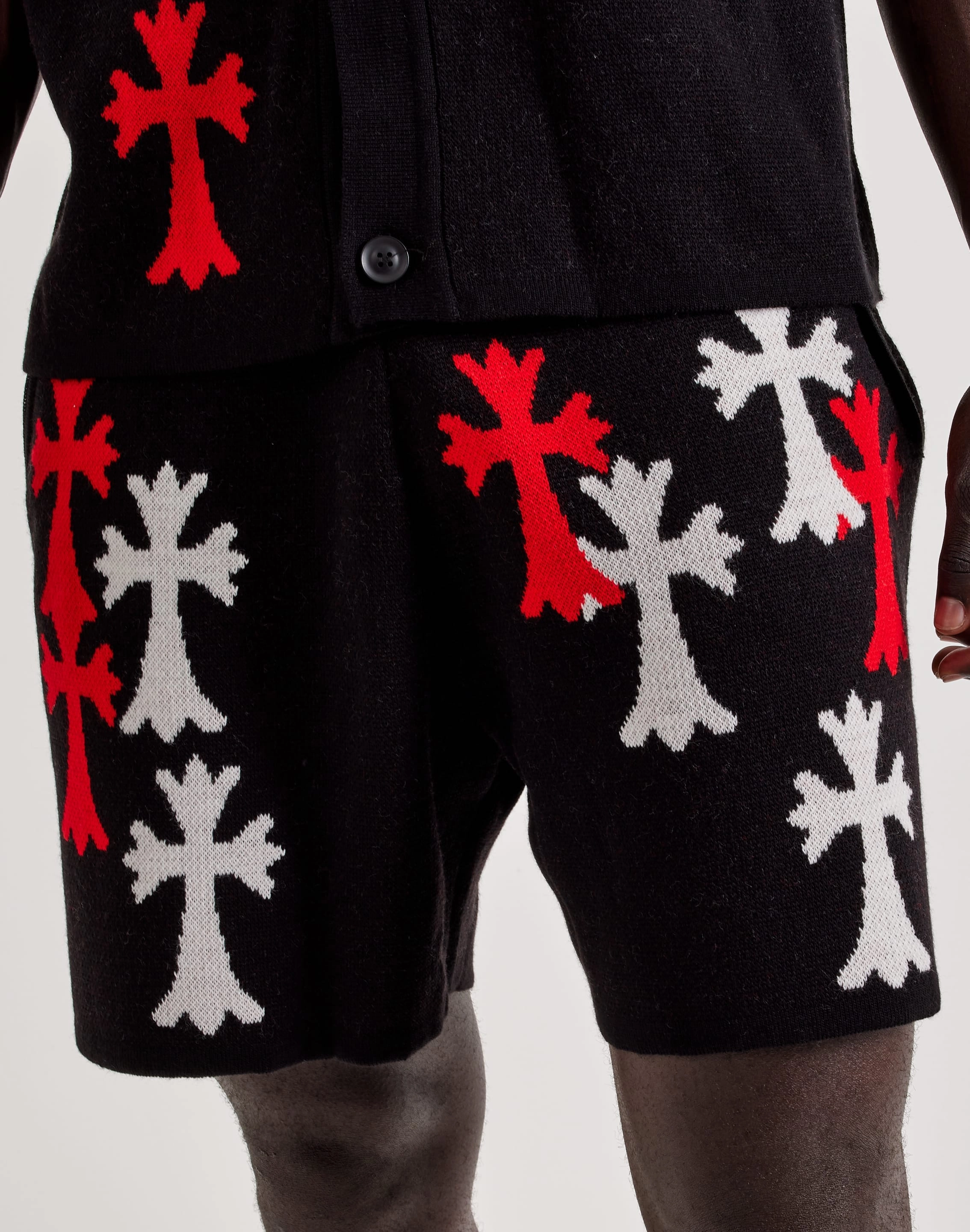 Chapter By Kohli Cross Knit Shorts Hypoallergenic Liner football - style