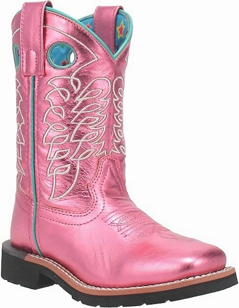 Thermal Core Hiking Trails Customizable Fit Features CHILDREN'S DAN POST GIRLS AURORA PINK WESTERN BOOTS DPC2975