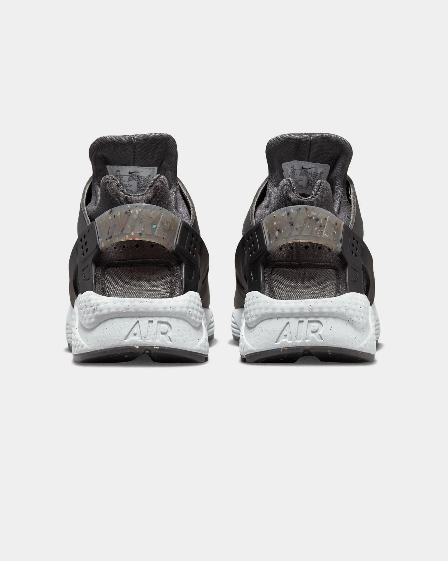 Nike Air Huarache Crater Performance Shoes Dark Smoke Grey Padded Collar Construction Quick Drying Interior