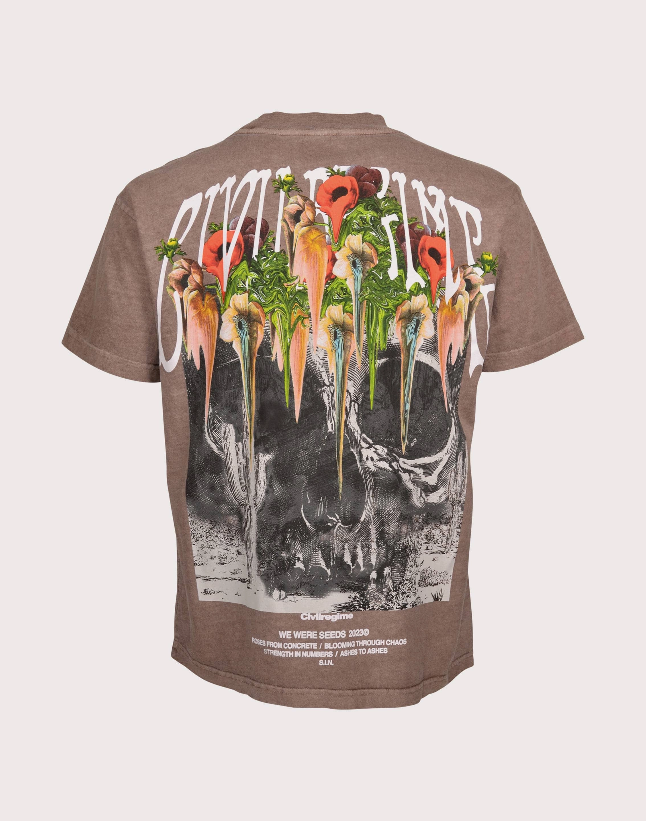 CIVIL CLOTHING Melted Memories Tee sufficient Thermoplastic Heel Counter