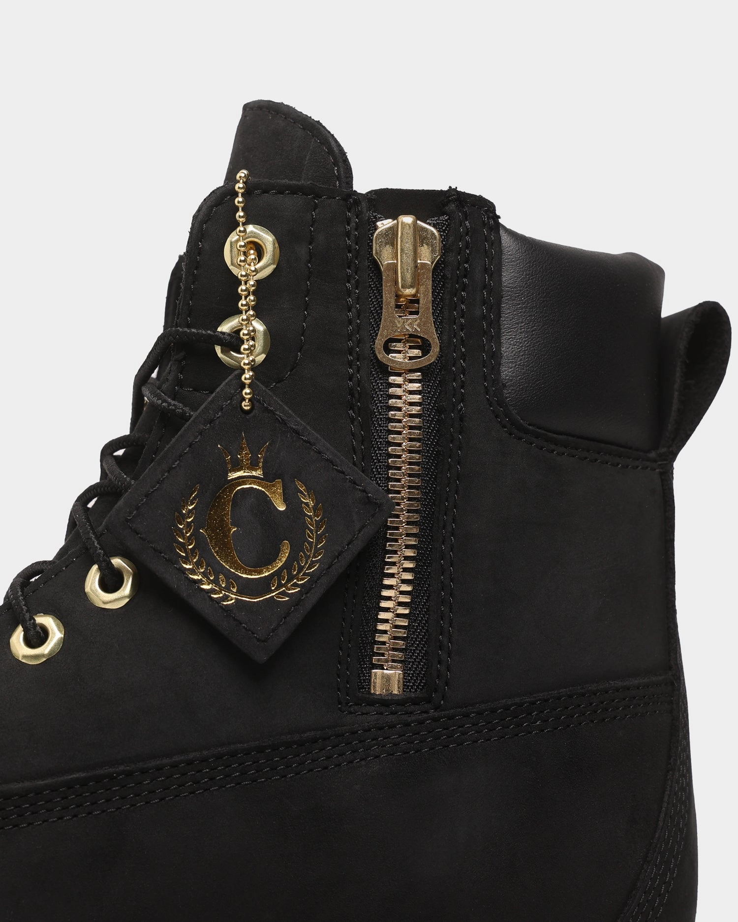 Rocker sole geometry Maximum Support Timberland X Culture Kings 6" Premium Boot Black/Gold