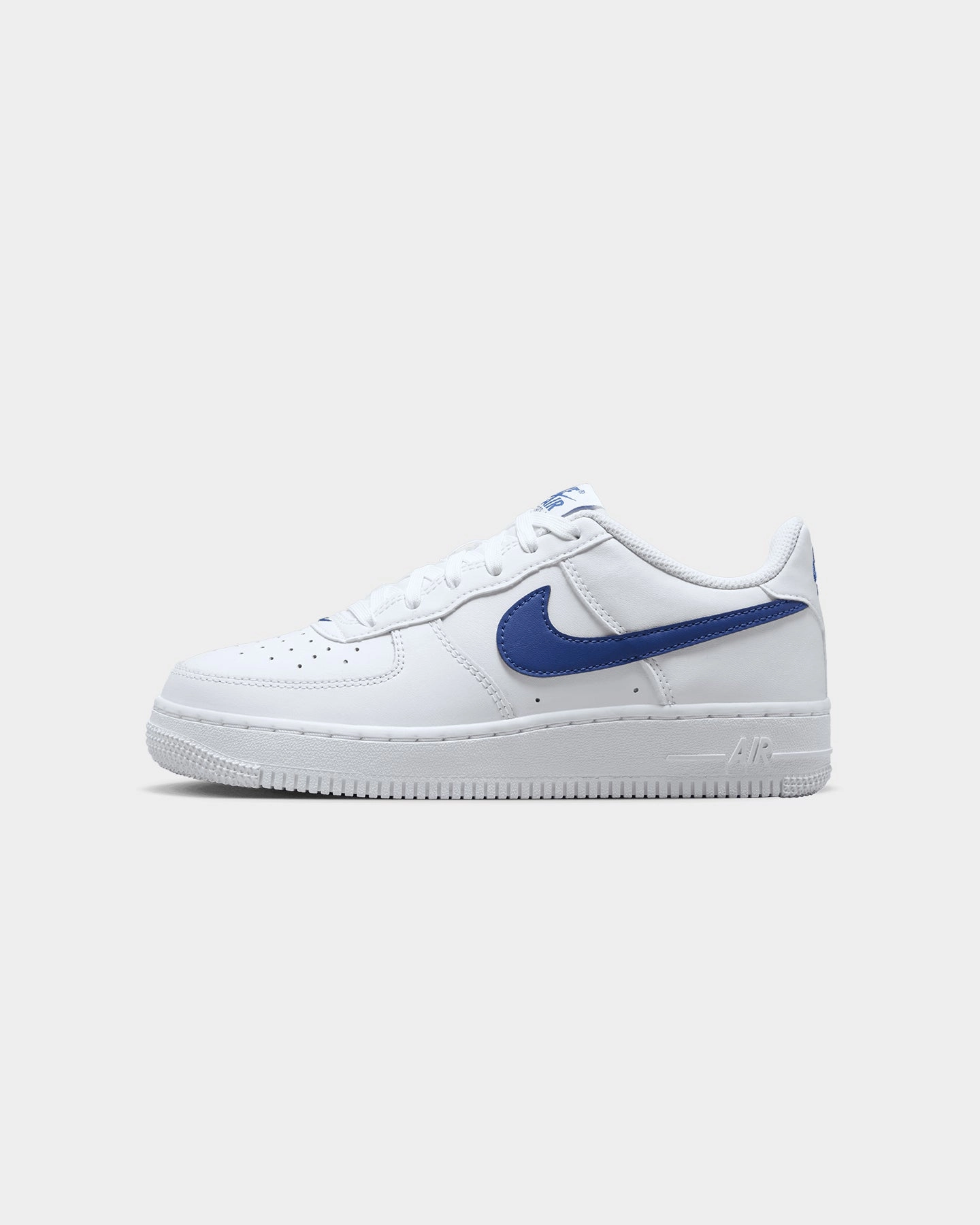 Smooth Use Nike Kids' Air Force 1 (GS) White/Hyper Royal