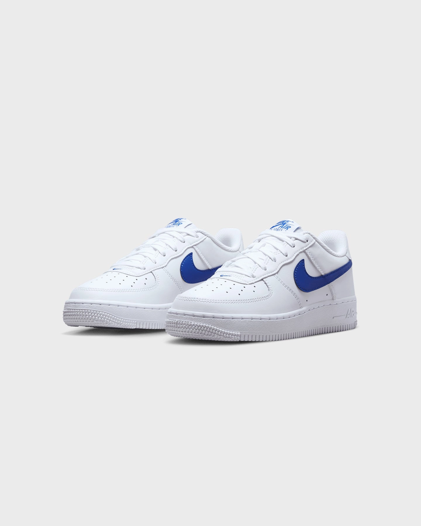 Nike Kids' Air Force 1 (GS) White/Hyper Royal Stable Structure