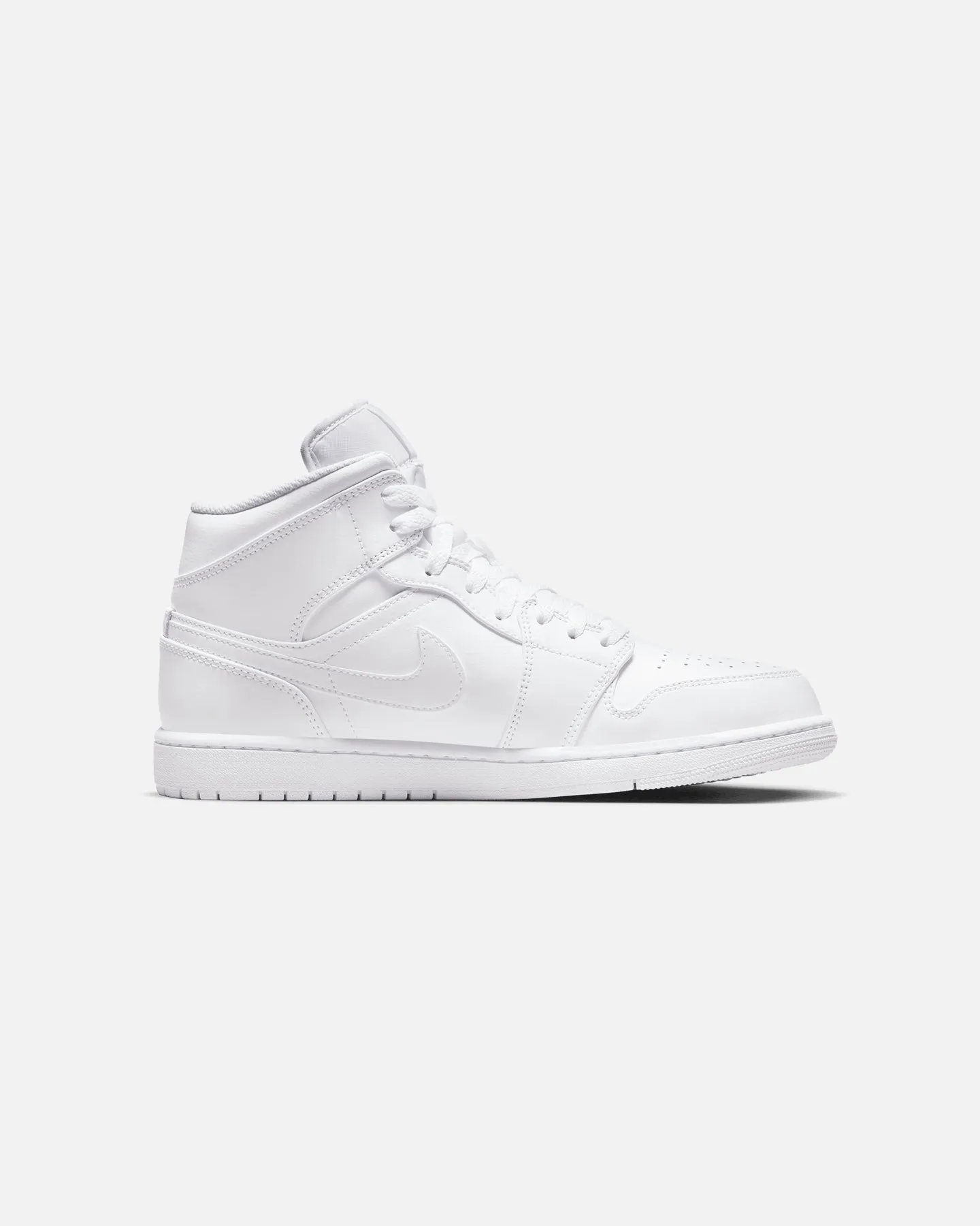 Jordan Air Jordan 1 Mid White/White Stretch Hike Soft Motion
