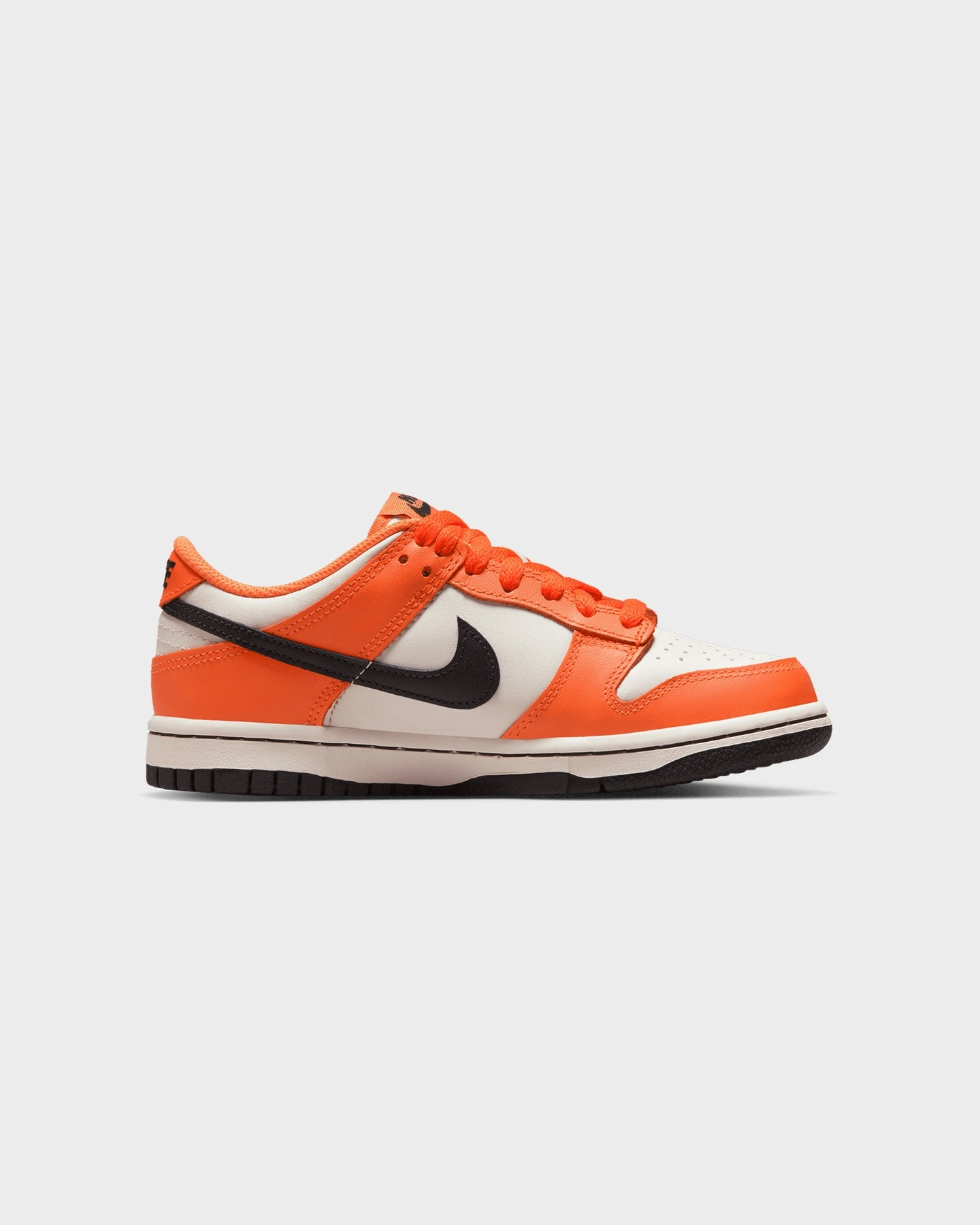 Nike Kids' Nike Dunk Low "Halloween" Phantom/Black-Safety Orange High Top Design